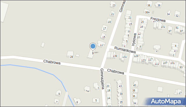 Jelcz-Laskowice, Gimnazjalna, 9, mapa Jelcz-Laskowice