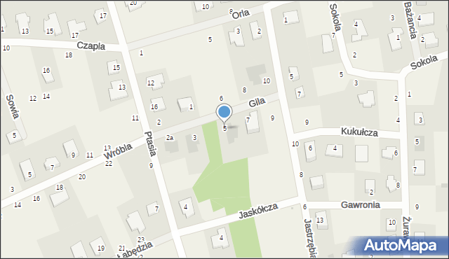 Łochowice, Gila, 5, mapa Łochowice