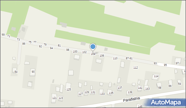 Mokrzyska, Gibałówka, 104, mapa Mokrzyska