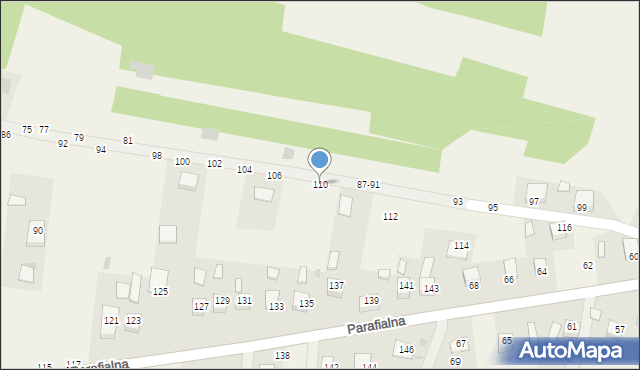 Mokrzyska, Gibałówka, 110, mapa Mokrzyska