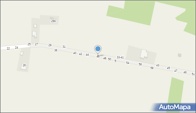 Mokrzyska, Gibałówka, 46, mapa Mokrzyska
