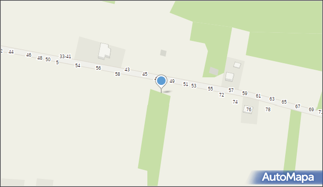Mokrzyska, Gibałówka, 62, mapa Mokrzyska