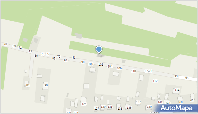 Mokrzyska, Gibałówka, 83, mapa Mokrzyska