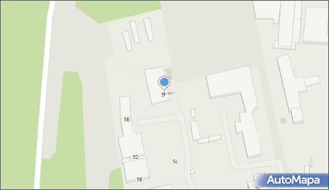 Mrągowo, Giżycka, 5f, mapa Mrągowo