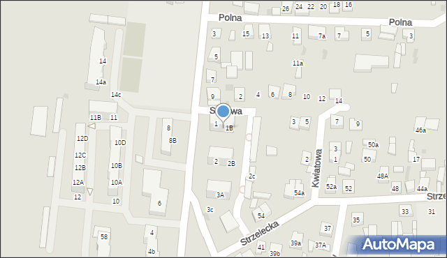 Odolanów, Gimnazjalna, 1A, mapa Odolanów