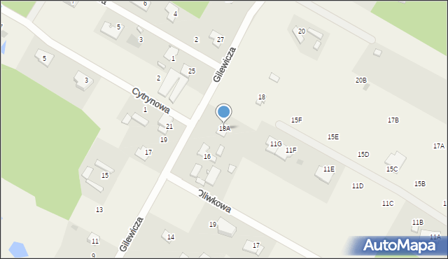 Opypy, Gilewicza Z., gen., 18A, mapa Opypy