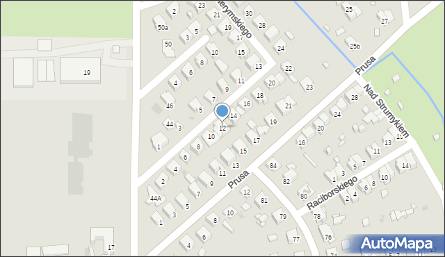 Ostrowiec Świętokrzyski, Gierymskiego Aleksandra, 12, mapa Ostrowiec Świętokrzyski