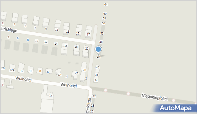 Ożarów Mazowiecki, Gierymskiego Aleksandra, 42, mapa Ożarów Mazowiecki