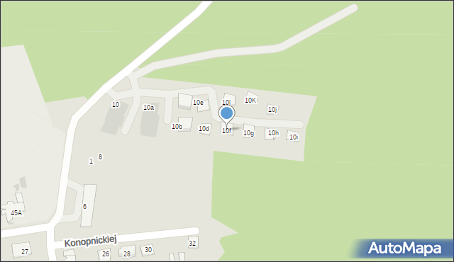 Siemiatycze, Gilewskiego Ignacego, 10f, mapa Siemiatycze
