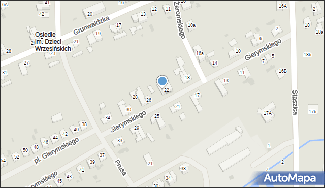 Sławno, Gierymskiego Aleksandra, 24, mapa Sławno