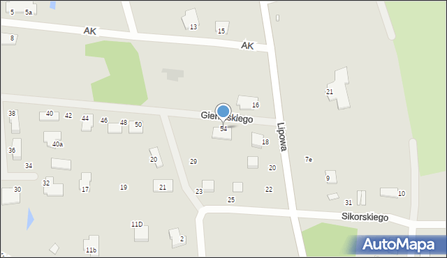 Solec Kujawski, Gierlińskiego Zdzisława, por., 54, mapa Solec Kujawski