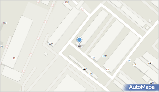 Wrocław, Giełdowa, 12L, mapa Wrocławia