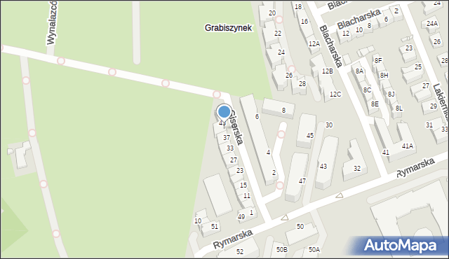 Wrocław, Giserska, 39, mapa Wrocławia