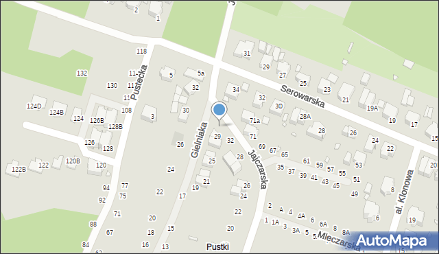 Wrocław, Gielniaka Józefa, 31, mapa Wrocławia