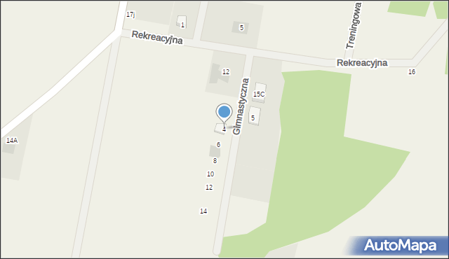 Zblewo, Gimnastyczna, 4, mapa Zblewo