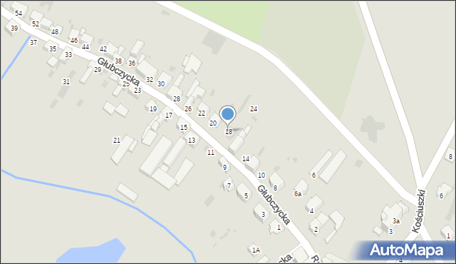 Baborów, Głubczycka, 18, mapa Baborów