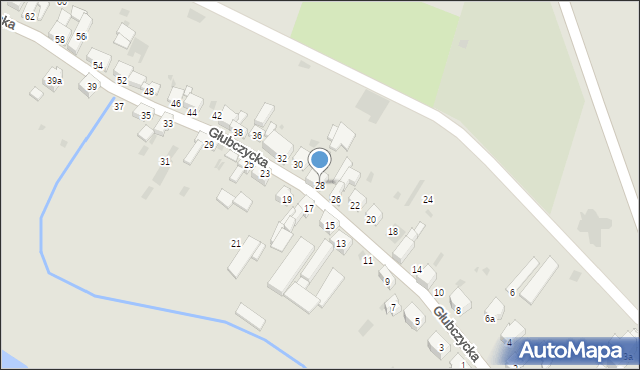 Baborów, Głubczycka, 28, mapa Baborów