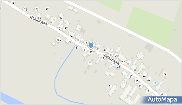 Baborów, Głubczycka, 33, mapa Baborów