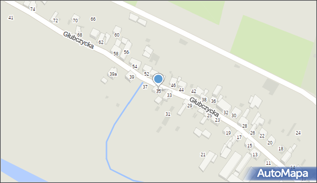 Baborów, Głubczycka, 35, mapa Baborów