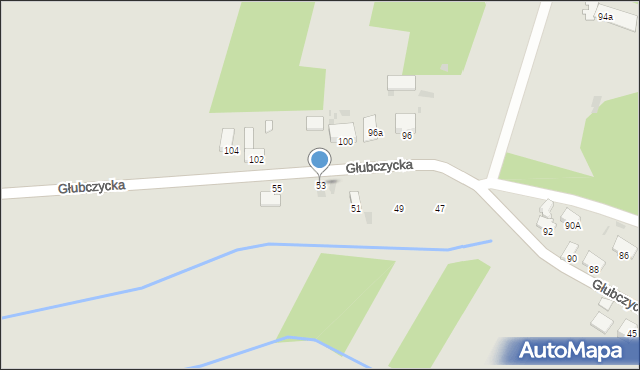 Baborów, Głubczycka, 53, mapa Baborów