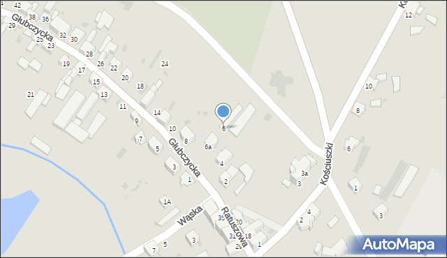 Baborów, Głubczycka, 6, mapa Baborów