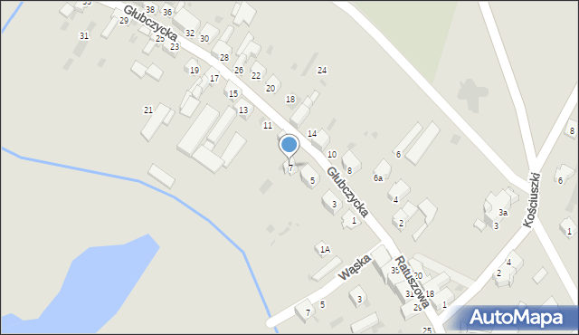 Baborów, Głubczycka, 7, mapa Baborów