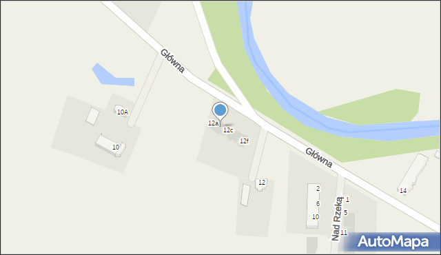 Barchnowy, Główna, 12b, mapa Barchnowy