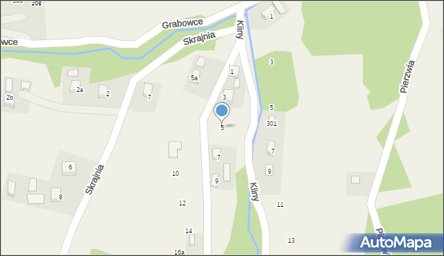 Barcice, Głucha Dolina, 5, mapa Barcice