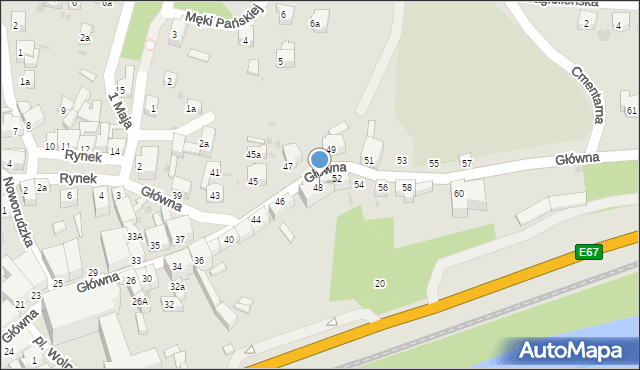 Bardo, Główna, 50, mapa Bardo