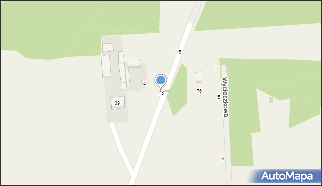 Barkowice Mokre, Główna, 43, mapa Barkowice Mokre