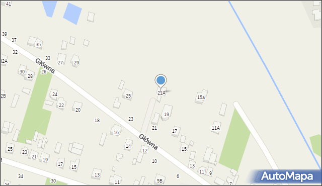 Bedoń Przykościelny, Główna, 21A, mapa Bedoń Przykościelny