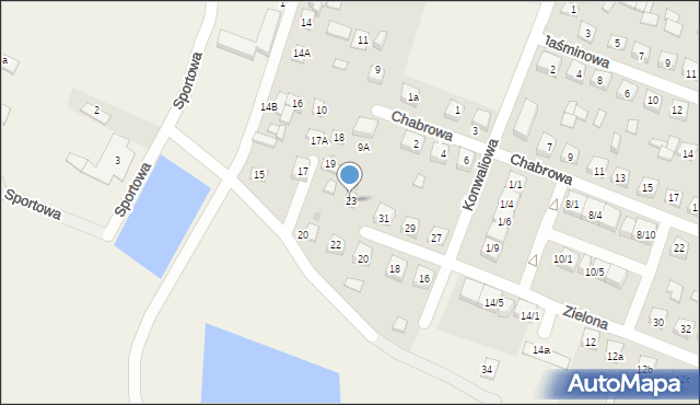 Bielsk, Glinki, 23, mapa Bielsk