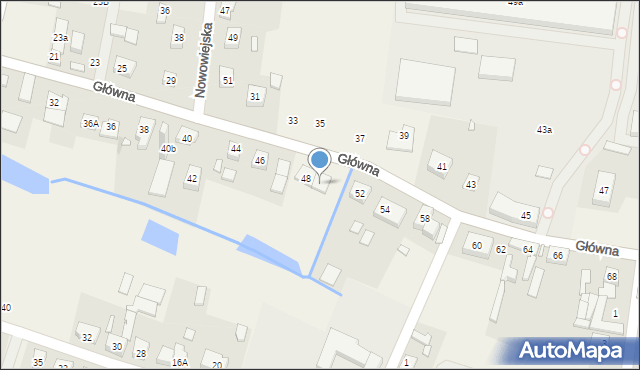 Biskupice, Główna, 50, mapa Biskupice