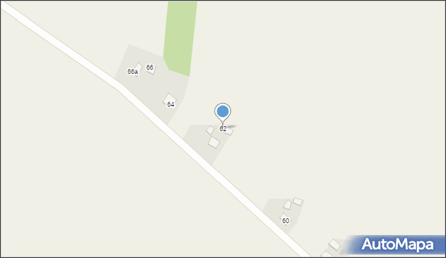 Błądzim, Główna, 62, mapa Błądzim