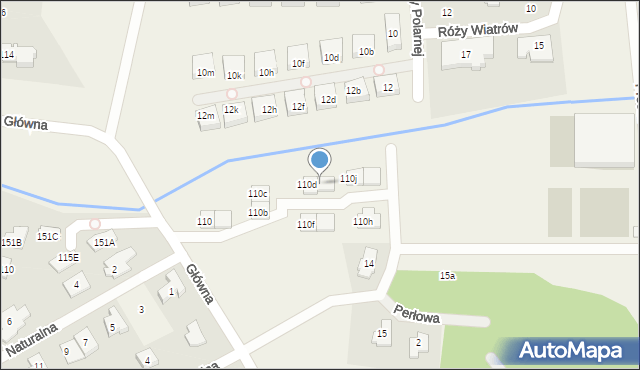 Bobrowiec, Główna, 110e, mapa Bobrowiec
