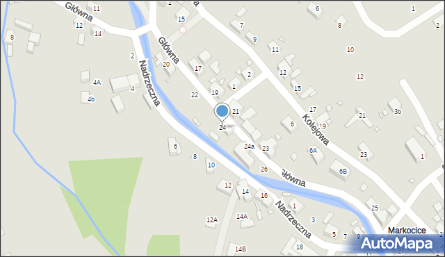 Bogatynia, Główna, 24, mapa Bogatynia