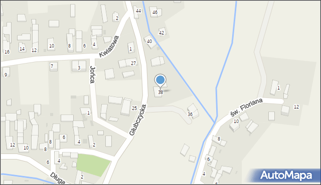 Bogdanowice, Głubczycka, 38, mapa Bogdanowice