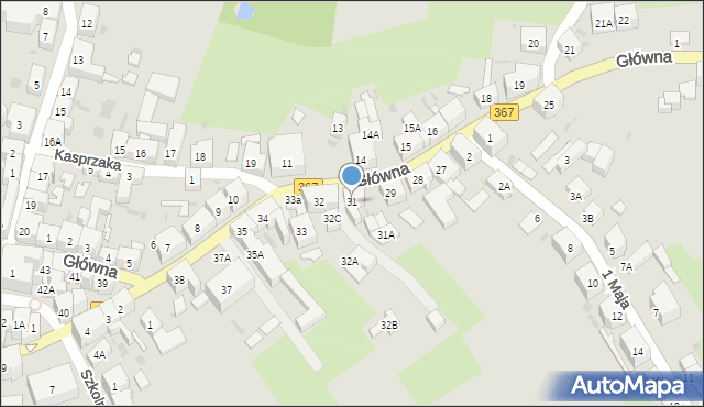 Boguszów-Gorce, Główna, 31, mapa Boguszów-Gorce