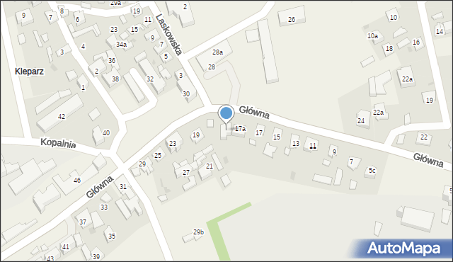Bolesław, Główna, 17b, mapa Bolesław