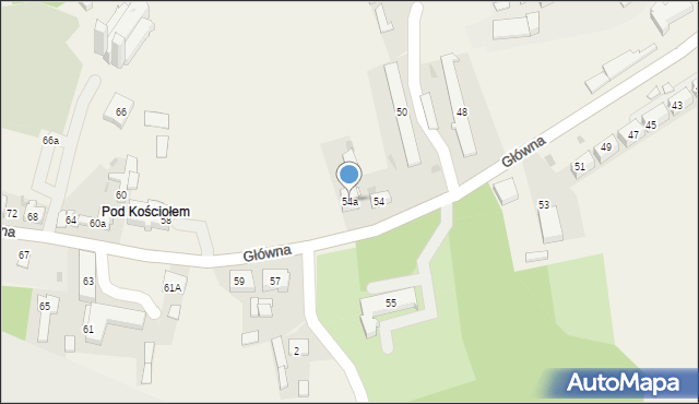 Bolesław, Główna, 54a, mapa Bolesław