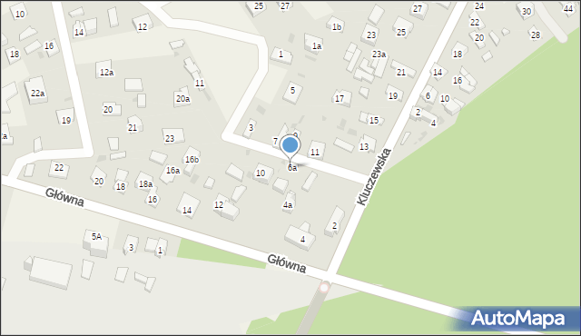 Bolesław, Główna, 6d, mapa Bolesław