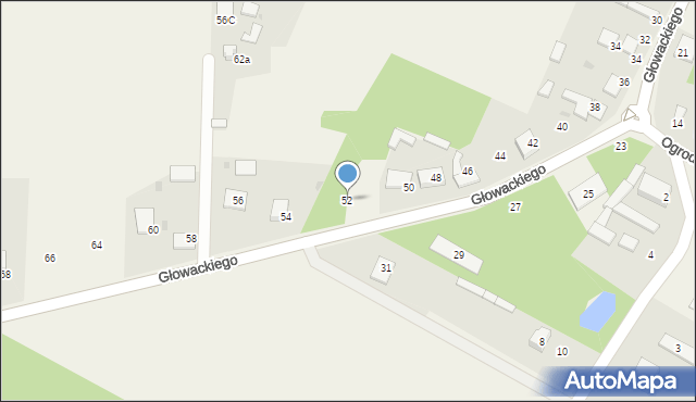 Borowno, Głowackiego Bartosza, 52, mapa Borowno