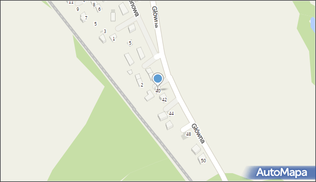 Boszkowo, Główna, 40, mapa Boszkowo