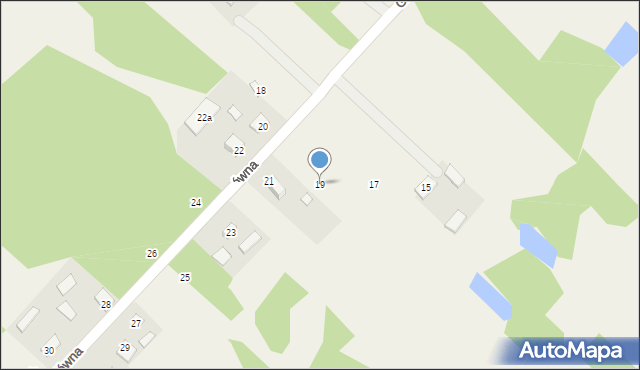 Bronisławów, Główna, 19, mapa Bronisławów