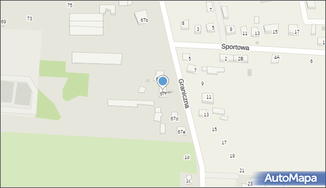 Brzesko, Głowackiego Bartosza, 67f, mapa Brzesko