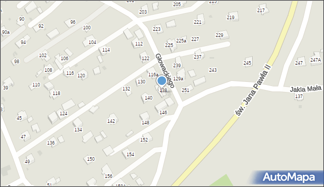 Brzozów, Głowackiego Bartosza, 138a, mapa Brzozów