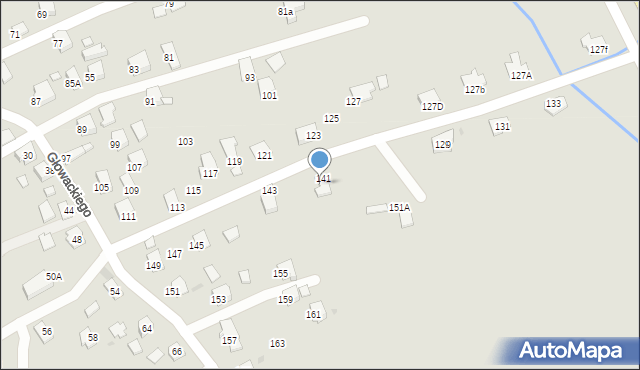 Brzozów, Głowackiego Bartosza, 51b, mapa Brzozów