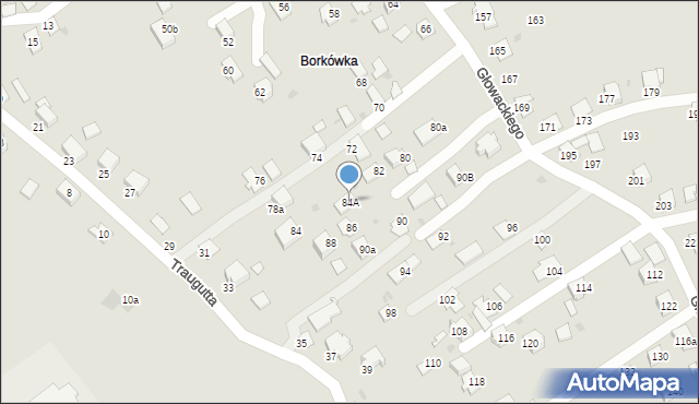Brzozów, Głowackiego Bartosza, 84A, mapa Brzozów