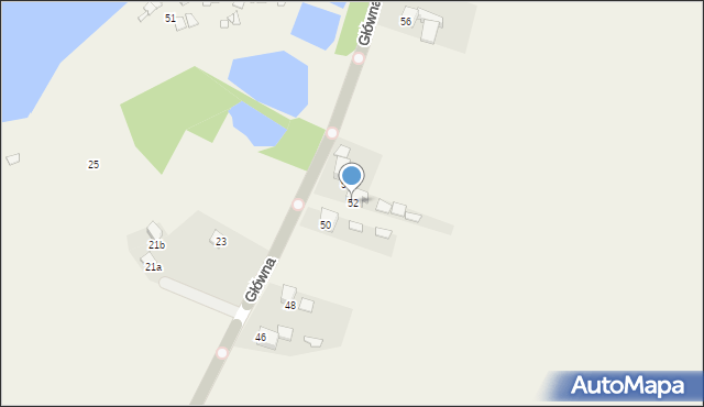 Buków, Główna, 52, mapa Buków