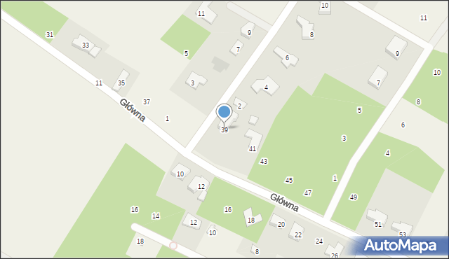 Bukowiec, Główna, 39, mapa Bukowiec
